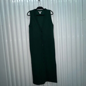 Elegant Green Midi Dress